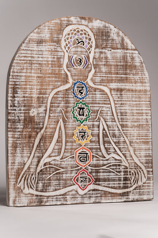 Meditation Chakra Plaque